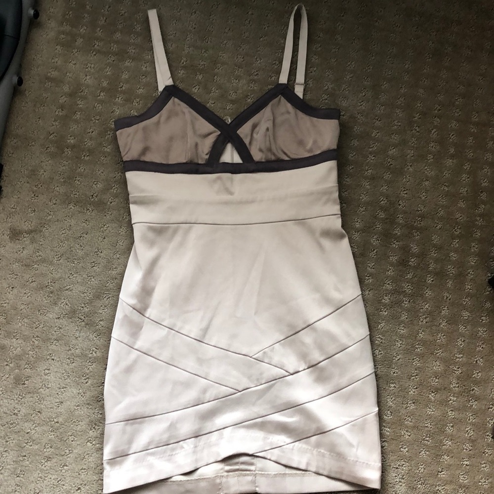 Romeo and Juliet Couture Bandage Dress Tan